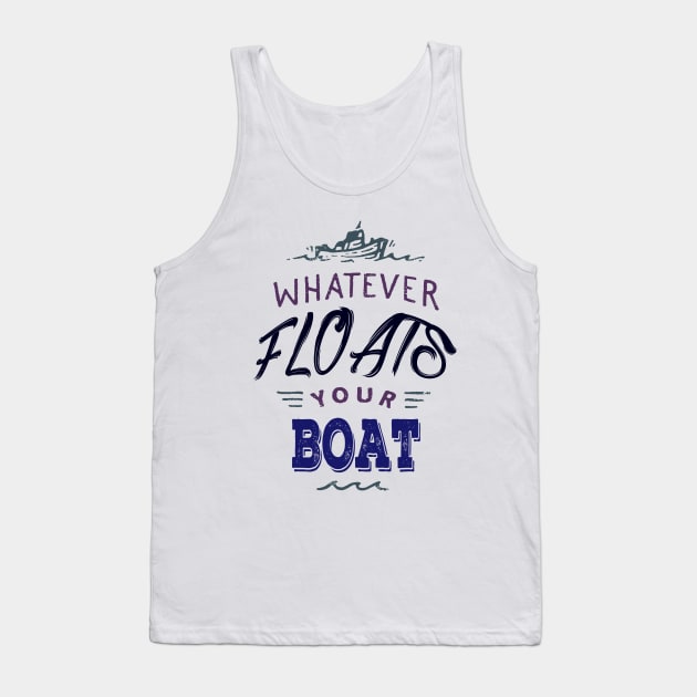 Boating Funny - BOATING Tank Top by Redmart